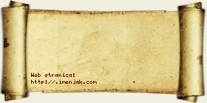 Iva Damjanov vizit kartica